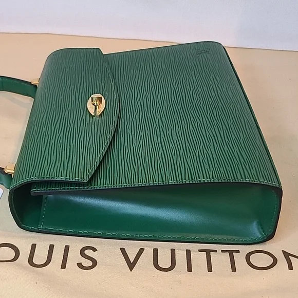 LOUIS VUITTON ULTRA RARE VINTAGE 1994 EPI LEATHER MALESHERBES BAG EXCELLENT COND - Picture 11 of 17